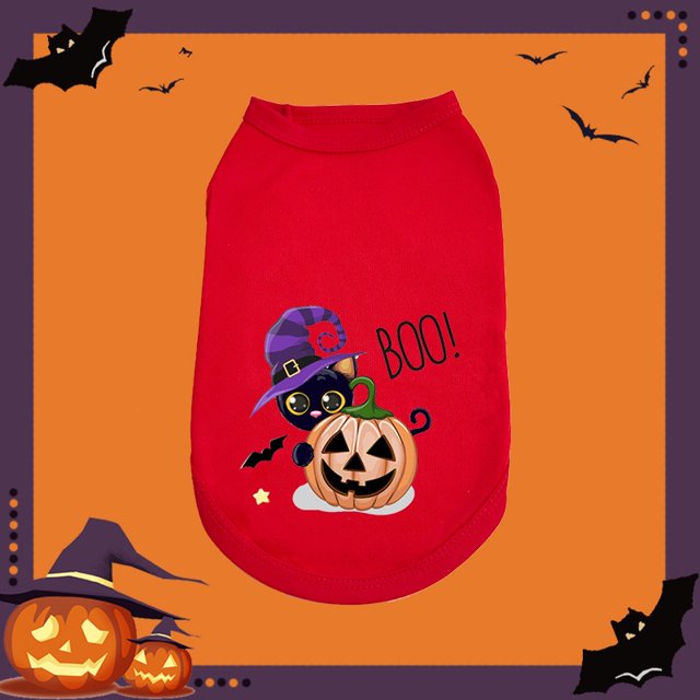 Halloween Divertida Ropa Para Mascotas Gato/Perro Pequeño Y Mediano Chaleco Para Perros