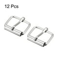 thumbnail image 3 of Uxcell 25mm Metal Roller Buckles Iron Electroplated Silver Tone 12 Pack, 3 of 5