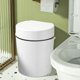 thumbnail image 4 of Ganfancp Cubo de Basura de Plástico con Tapa a Presión, Blanco,Beige,Gris,Cubo de Basura de Plástico,Papelera para Casa,Cocina,Baño,Garaje Liquidación 1* Papelera, 4 of 7