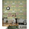 thumbnail image 3 of NextWall Honey Bee & Posy Pink Vintage Rose Peel and Stick Wallpaper, 3 of 9