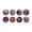 C, variant on 6 PCS Halloween Coasters, 3.93 in Round Spooky Skull Wooden Drink Coasters, Non Slip Heat Resistant Cup Mats for Coffee Cups Wine Glasses Halloween Party Table Decorations
