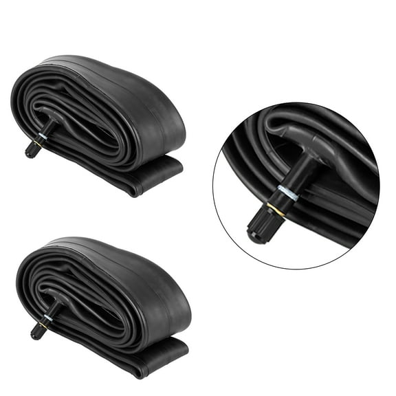 REGALWOVEN 2 Pcs Black Cruiser Bike Inner Tube US Type Valve 26" x 2.125" Suitable for City Road