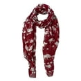 thumbnail image 1 of Peach Couture Chic Tendance Léger Imprimé Animal Éléphant Foulard Châle, 1 of 1