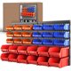 thumbnail image 1 of Sistema de estante de almacenamiento de 30 contenedores montado en la pared, organizador de herramientas de garaje resistente para tornillos, tuercas, pernos, clavos, cuentas y piezas de hardware, 1 of 4
