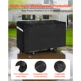 thumbnail image 3 of VEVOR Grill Cover, 66 inch BBQ Covers for Outdoor Grills, Waterproof, Fade Resistant, Weather Resistant Heavy Duty 600D Polyester, Easy On/Off, with Secure Buckles, Black, 3 of 9