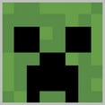 thumbnail image 2 of Women's Minecraft Creeper Face  Graphic Tee Athletic Heather X Large, 2 of 4