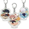 thumbnail image 2 of Acrylic animation pendant Jujutsu Kaisen keychain, knotweed Yuren Fuhei Hui dessert, 2 of 17