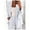 White, variant on Turilly Womens Coats and Jackets Women Solid Long Sleeve Tops Cardigan Coat Pockets Long Pants Suit