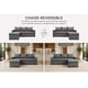 thumbnail image 2 of Sala Esquinera Modular El Bazar Store Vancouver Gris oxford 175x130 cm Sofa Lado derecho ó izquierdo Económica, Tela Lino, 2 of 7
