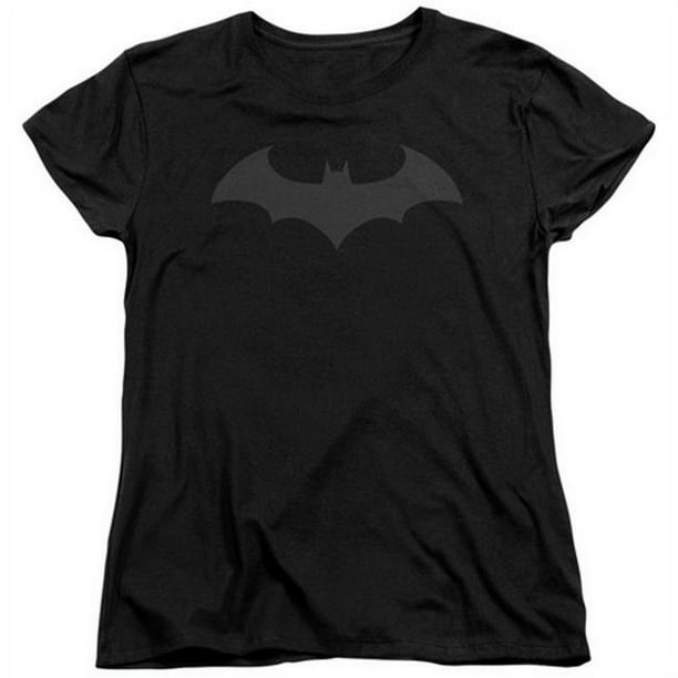 Logo Batman-Hush - T-Shirt Manches Courtes pour Femme - Noir&44; Petit