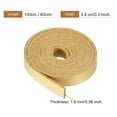 thumbnail image 2 of Uxcell Faux Leather Straps Strip Belt Leather String 0.8cm/0.31" Width for DIY Ornament Accessories,Gold Tone, 2 of 6