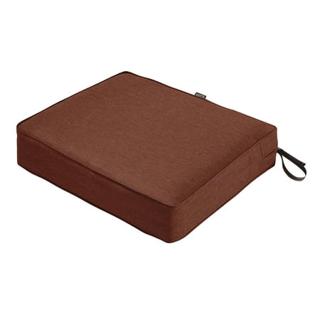 Rectangular Cushion Sizes Classic Accessories Montlake FadeSafe Rectangular Patio Dining Seat Cushion - 5