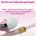 thumbnail image 4 of Kids Fishing Pole Set, Kids Fishing Rod and Reel Combo and Fishing Net Tackle Box with Fishing Lures Hooks and Bag for Girls Age Beginner Little Children Junior Anglers, 4 of 7