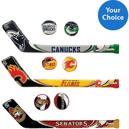 Franklin Sports NHL Soft Sport Hockey Set - Choose Your Pacific/Atlantic League Team