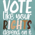 thumbnail image 3 of CafePress - VOTE Like Your Rights Depend On It T Shirt - Mens Comfort Colors Shirt, 3 of 5