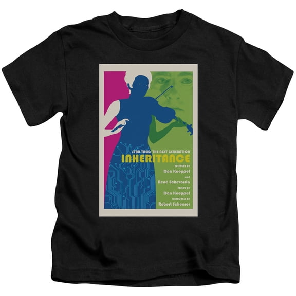 Star Trek Tng Season 7 Episode 10 Youth 18/1 T-Shirt Black