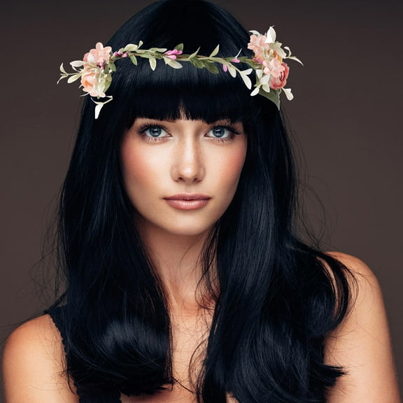 WHAMVOX  Wedding Headwear Floral Headpiece Girl Women Wreath Bride Women's