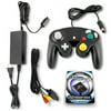 gamecube parts bundle with controller, power adapter, memory card and av cable by other future