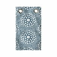 thumbnail image 1 of Abstract Hanging Pocket Organizer, Contemporary Illustration of Graphic Polka Dots in Different Sizes, Printed Polyester Storage Bag with Pockets, 9" x 27", Petrol Blue and White, 1 of 2