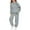 1-Grey200, variant on Kiijoy Tracksuits for Girls Cute Bow Hoodie Joggers Set Comfy Athletic Outfits, Sizes 2-5T