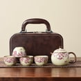 thumbnail image 4 of Ru ware Xishi teapot, one teapot and four cups gift box tea set, complete tea set, 4 of 4