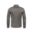 thumbnail image 3 of Seyurigaoka Men's Thin Fleeced Sweater Shirts Long Sleeve Stand Collar Half Zipper Loose Casual Oversized Pullover Tops, 3 of 5