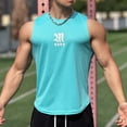 thumbnail image 5 of Cmfcve Mens Summers muscle Tank Top ,Comfortable Round-Neck workout T-Shirts, 5 of 6