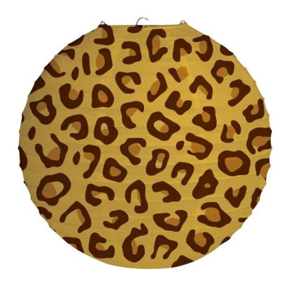 Leopard Print 12 inch Paper Lantern