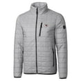 thumbnail image 2 of Men's Cutter & Buck  Gray Kansas City Chiefs Big & Tall Rainier PrimaLoft Eco Insulated Full-Zip Hoodie Puffer Jacket, 2 of 3