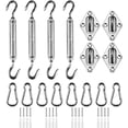 thumbnail image 1 of M6 Awning Attachment Set，Stainless Steel Hardware Kit for Garden Triangle and Square, Rectangle, Sun Shade Sail Fixing Accessories, 1 of 2