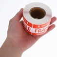 thumbnail image 5 of RENACLIPY Red Fragile Shipping Labels - Heavy Duty Paper Stickers for Package Handling and Caution Warning, and Easy to Use, 5 of 8