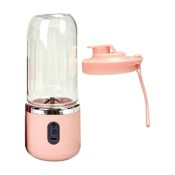 Licuadora portátil, licuadora eléctrica, licuadora, jugo, fruta, mini batidora de mano para cocina deportiva, gimnasio, viajes, interior y exterior Taza individual