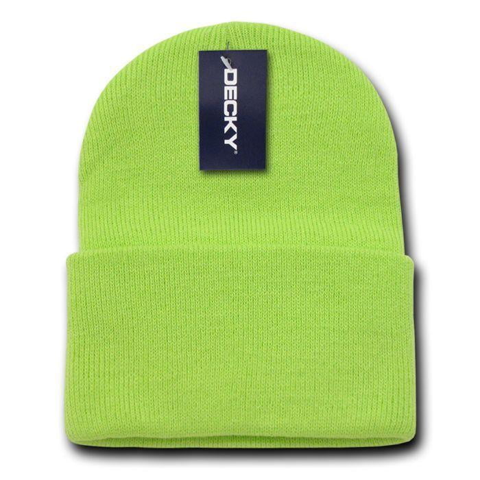 Decky Warm Winter Classic Beanies Cuffed Knit Ski Snowboard Skull Caps Hats Snug