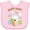 AD-Pink, variant on Inktastic Happy Easter Bunny with Eggs and Carrot Boys or Girls Baby Bib