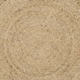 thumbnail image 5 of SAFAVIEH Natural Fiber Rodina Geometric Braided Jute Area Rug, Natural, 5' x 5' Round, 5 of 5