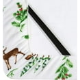 thumbnail image 4 of Elegant Comfort Ultra-Soft 4-Piece Holiday Velvet Plush Flannel Sheet Set - Warm Fuzzy Flannel Fleece with Deep Pockets - High-Quality - Full, Enchanted Woods, 4 of 5