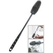 Simply Good Long Handle Silicone Bottle and Glass Brush - A Durable Dish Scrub Brush