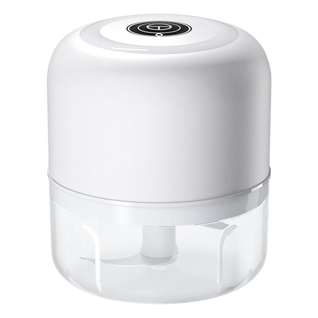 Picadora de ajo eléctrica Picadora De Ajos Cortadora Frutas Carne Chile Cacahuete Trituradora Blanco 100ml Blanco 100ml Magideal Picadora de ajo eléctrica