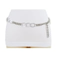 thumbnail image 4 of New Women Silver Metal Chain Links Skinny Waistband Sexy Women Belt Plus Size XL XXL, 4 of 9
