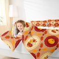 thumbnail image 3 of Manfei Harvest Season Full Size Comforter Sets,Orange Pumpkin Maple Leaf Bedding Comforter Set,Polkadot Reversible,3 Pieces,1 Comforter and 2 Pillowcases, 3 of 7