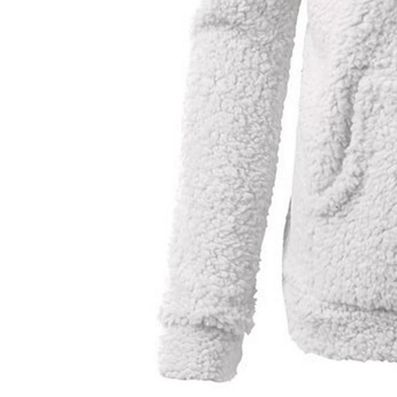 Women's Zip Hooded Winter Coat Warm Soft Outerwear Jacket