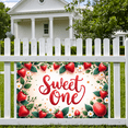thumbnail image 3 of Strawberry Decoration Sweet One First Birthday Banner Floral Design Fruit Theme for Baby Birthday Party Celebration Photoshoot, 3 of 7