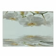 thumbnail image 1 of Flower Cutting Board, Pure Romantic Orchids Branch on Rippling Water Print, Decorative Tempered Glass Cutting and Serving Board, in 3 Sizes, by Ambesonne, 1 of 2