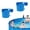 A/2Pcs, variant on Aoyunhp 4Pcs Pool Cup Holders for Above Ground Pools,Above Ground Pool Accessories PP Plastic Cup Holder,No Drilling Pool Accessories for Drinks Soda Sunscreen,Blue,3.6"x6"