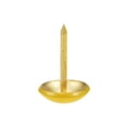thumbnail image 5 of Uxcell 0.43''x0.67'' Upholstery Nails Tacks Round Head Thumb Push Pins Iron Yellow 150Pcs, 5 of 5