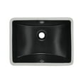 thumbnail image 4 of Plaisir 18.5" Rectangle Undermount Bathroom Sink in Matte Black, 4 of 10