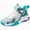 L101-Mint Green, variant on CAUYDY Kids Boys Basketball Shoes Breathable Mesh Non Slip Outdoor Sports Sneakers Lace Up Graffiti Style Athletic Shoes for Little Kids(L101-Blue,3 )