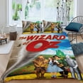 thumbnail image 2 of El Mago de Oz Conjunto de sábanas temático, trío de piezas, cómodo y amigable con la piel, diseño único, regalo de decoración para el hogar para familiares, amigos y fans,140cm *210cm, 2 of 6