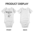thumbnail image 3 of My Big Sister Is A Keeshond Dog Funny Baby Bodysuit Boy Girl Unisex, 3 of 5