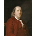 thumbnail image 2 of Wright, Joseph 26x32 Gold Ornate Wood Framed with Double Matting Museum Art Print Titled - Benjamin Franklin, 2 of 4